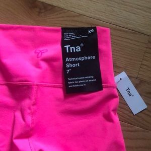 Aritzia Hot Pink Biker Shorts